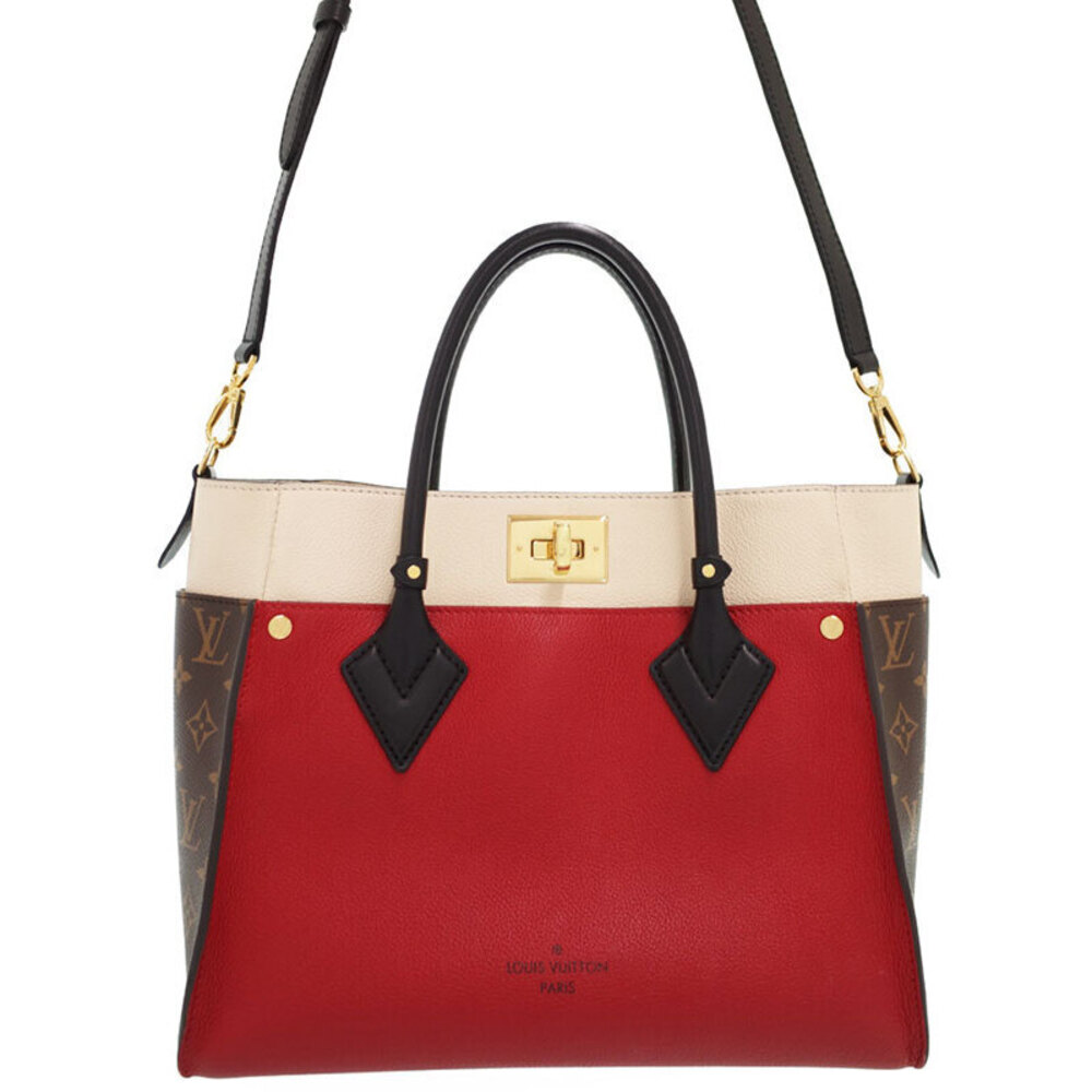 Louis Vuitton Monogram Leather Brown On My Side Bag